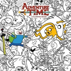 ADVENTURE TIME: COLORING BOOK (LIBRO PARA COLOREAR) [RUSTICA]