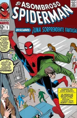 BIBLIOTECA MARVEL: ASOMBROSO SPIDERMAN Nº01 (1962-1963 / 1-4 USA) [RUSTICA]