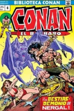 BIBLIOTECA MARVEL: CONAN EL BARBARO Nº06 (1973-74 / 29-34 USA) [RUSTICA]