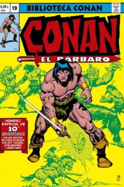 BIBLIOTECA MARVEL: CONAN EL BARBARO Nº19 (1980 / 109-115 USA ) [RUSTICA]
