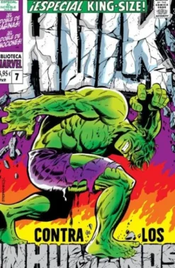 BIBLIOTECA MARVEL: EL INCREIBLE HULK Nº07 (1968-69 / 108-111 USA) [RUSTICA]