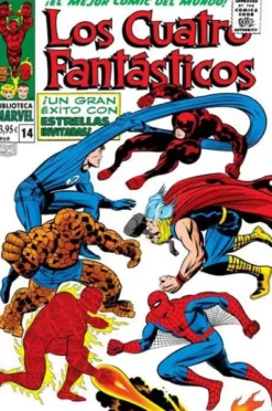 BIBLIOTECA MARVEL: LOS 4 FANTASTICOS Nº14 (1967-1968 / 68-73 USA) [RUSTICA]
