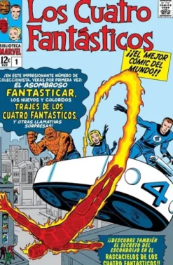 BIBLIOTECA MARVEL: LOS 4 FANTASTICOS Nº01 (1961-1962 / 1-5 USA) [RUSTICA]