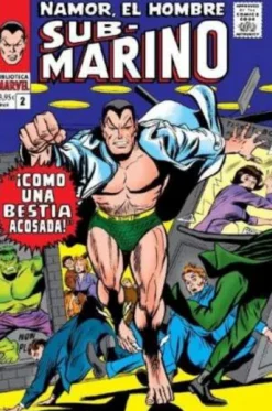 BIBLIOTECA MARVEL: NAMOR EL HOMBRE SUBMARINO Nº02 (1966-67 / 80-87 USA) [RUSTICA]