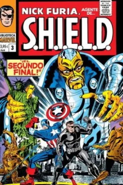BIBLIOTECA MARVEL: NICK FURIA, AGENTE SHIELD Nº03 (1967 / 154-163 USA) [RUSTICA]