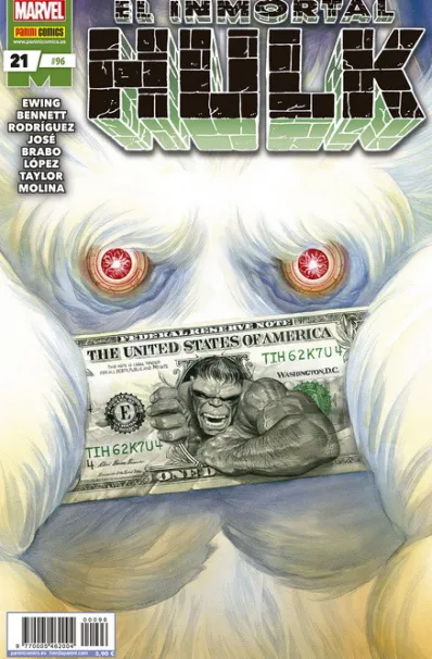 INMORTAL HULK Nº21 / Nº96