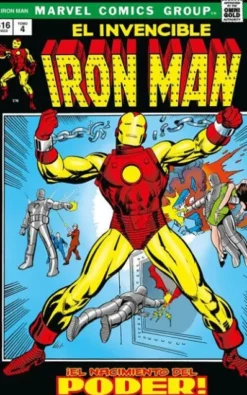 MARVEL GOLD: IRON MAN VOL.04, EL NACIMIENTO DEL PODER! [CARTONE]