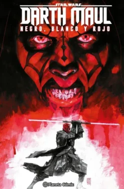 STAR WARS: DARTH MAUL, BLANCO, NEGRO Y ROJO [CARTONE]