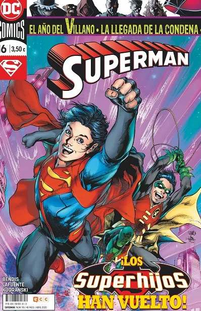 SUPERMAN Nº16 / 95 (EL AÑO DEL VILLANO, LA LLEGADA DE LA CONDENA)